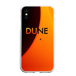 Чехол iPhone XS Max матовый Dune Arrakis, цвет: 3D-белый