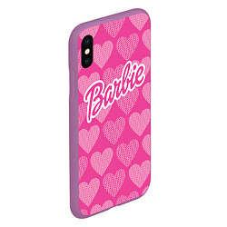 Чехол iPhone XS Max матовый Barbie, цвет: 3D-фиолетовый — фото 2