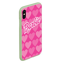 Чехол iPhone XS Max матовый Barbie, цвет: 3D-салатовый — фото 2