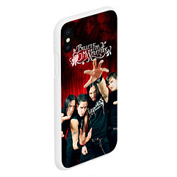 Чехол iPhone XS Max матовый Bullet for my valentine, цвет: 3D-белый — фото 2