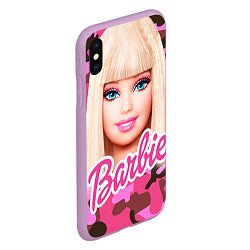 Чехол iPhone XS Max матовый Барби, цвет: 3D-сиреневый — фото 2