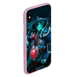 Чехол iPhone XS Max матовый Storm Spirit, цвет: 3D-розовый — фото 2