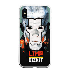Чехол iPhone XS Max матовый Limp Bizkit: Faith Face, цвет: 3D-белый