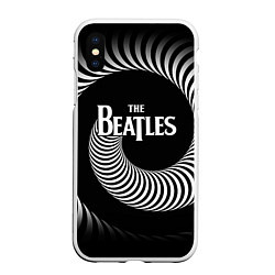 Чехол iPhone XS Max матовый The Beatles: Stereo Type, цвет: 3D-белый