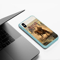 Чехол iPhone XS Max матовый Святая русь, цвет: 3D-мятный — фото 2
