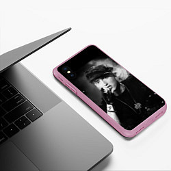 Чехол iPhone XS Max матовый Эминем, цвет: 3D-розовый — фото 2