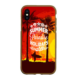 Чехол iPhone XS Max матовый Summer Surf 2