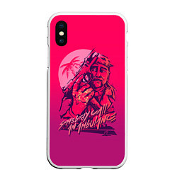 Чехол iPhone XS Max матовый Somebody call an ambulance, цвет: 3D-белый