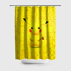 Шторка для душа Pikachu, цвет: 3D-принт