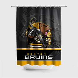 Шторка для душа Boston Bruins, цвет: 3D-принт