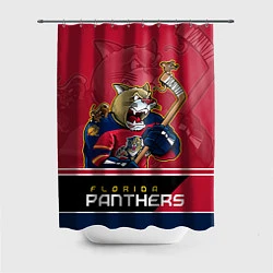 Шторка для душа Florida Panthers, цвет: 3D-принт