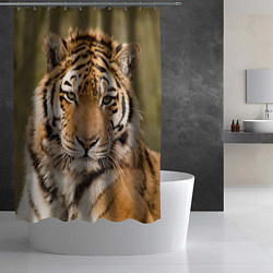 Шторка для душа Милый тигр, цвет: 3D-принт — фото 2