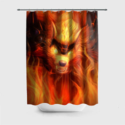 Шторка для ванной Fire Wolf