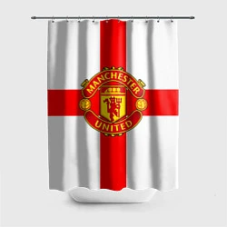 Шторка для душа Manchester Utd: England, цвет: 3D-принт