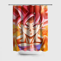 Шторка для душа DBZ: Super Goku, цвет: 3D-принт