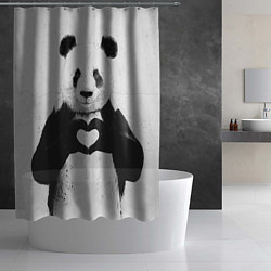 Шторка для душа Panda Love, цвет: 3D-принт — фото 2