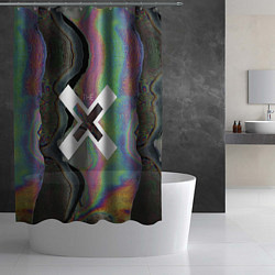 Шторка для душа The XX: Neon Colour, цвет: 3D-принт — фото 2