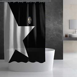 Шторка для душа FC Juventus: Star, цвет: 3D-принт — фото 2