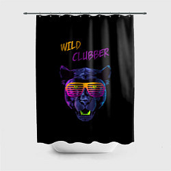 Шторка для душа Wild Clubber, цвет: 3D-принт
