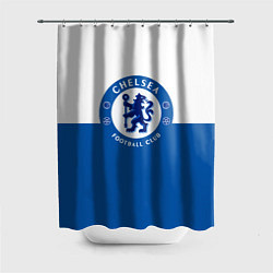 Шторка для душа Chelsea FC: Duo Color, цвет: 3D-принт