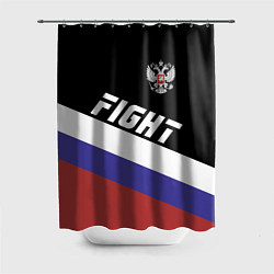 Шторка для душа Fight Russia, цвет: 3D-принт