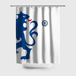 Шторка для ванной FC Chelsea: White Lion