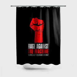 Шторка для душа Rage Against the Machine, цвет: 3D-принт