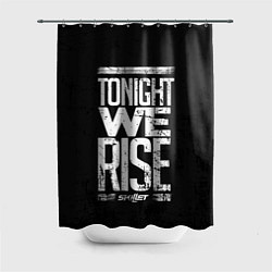 Шторка для душа Skillet: We Rise, цвет: 3D-принт