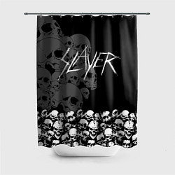 Шторка для душа Slayer: Dark Skulls, цвет: 3D-принт