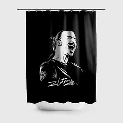 Шторка для душа Zlatan Ibrahimovic, цвет: 3D-принт
