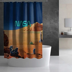 Шторка для душа NASA on Mars, цвет: 3D-принт — фото 2