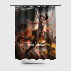 Шторка для душа Tomb Raider, цвет: 3D-принт