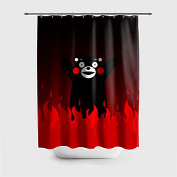 Шторка для ванной Kumamon: Hell Flame