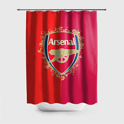 Шторка для душа FC Arsenal - emblem, цвет: 3D-принт