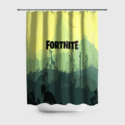 Шторка для душа Fortnite: Light Forest, цвет: 3D-принт