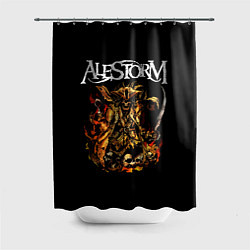 Шторка для душа Alestorm: Flame Warrior, цвет: 3D-принт