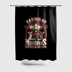 Шторка для душа Bandidos, цвет: 3D-принт