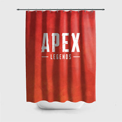 Шторка для душа Apex Legends: Red Logo, цвет: 3D-принт