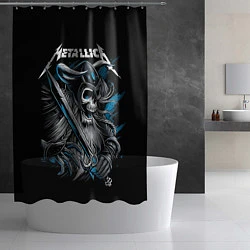 Шторка для душа Metallica, цвет: 3D-принт — фото 2