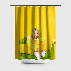 Шторка для душа Billie Eilish: MyBoi, цвет: 3D-принт