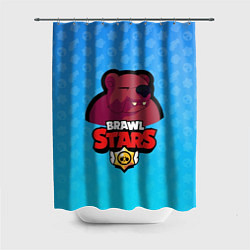 Шторка для душа Bear: Brawl Stars, цвет: 3D-принт