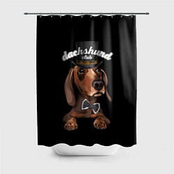 Шторка для душа Dachshund Club, цвет: 3D-принт