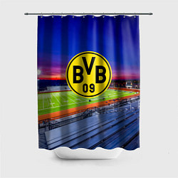 Шторка для душа FC Borussia, цвет: 3D-принт
