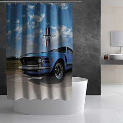 Шторка для душа Mustang, цвет: 3D-принт — фото 2