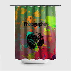 Шторка для душа Фотограф, цвет: 3D-принт