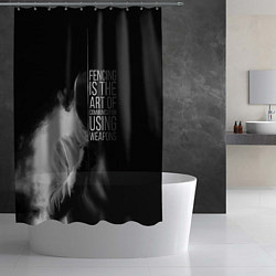 Шторка для душа Fencing is the art, цвет: 3D-принт — фото 2