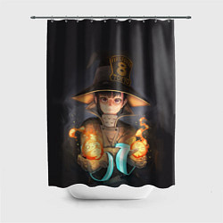 Шторка для душа Fire Force ??8, цвет: 3D-принт
