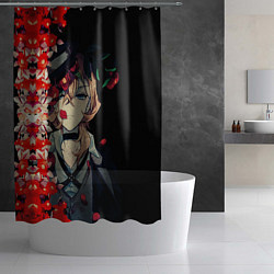 Шторка для душа Великий из бродячих псов, цвет: 3D-принт — фото 2