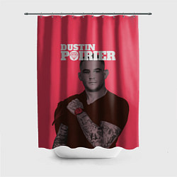 Шторка для душа Dustin Poirier, цвет: 3D-принт