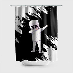 Шторка для душа Marshmello, цвет: 3D-принт